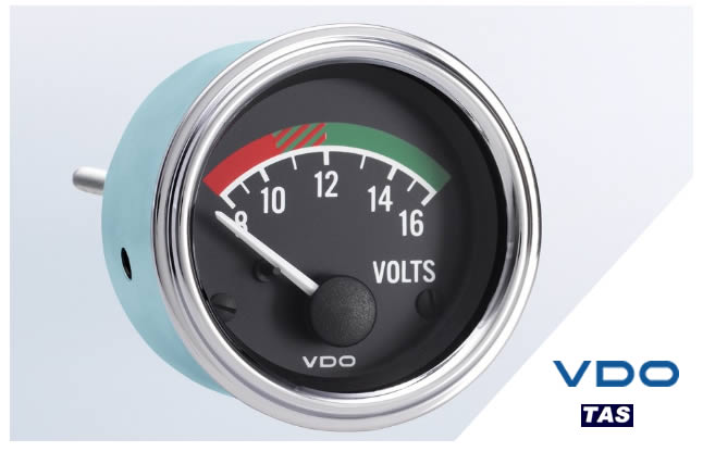 Series 1 8-16V Voltmeter, with Colorband